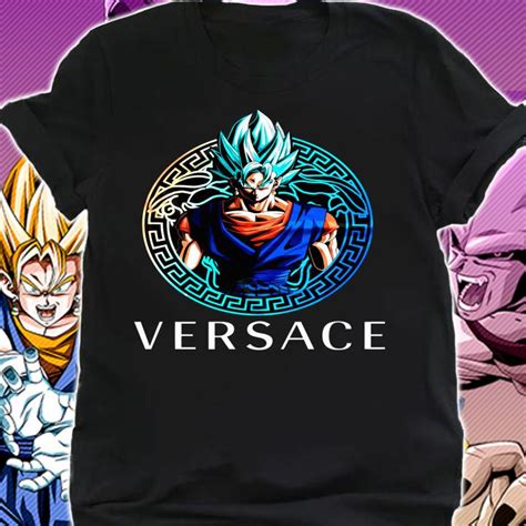 son goku versace t shirt|Vegito Son Goku Versace Dragon Ball Z shirt .